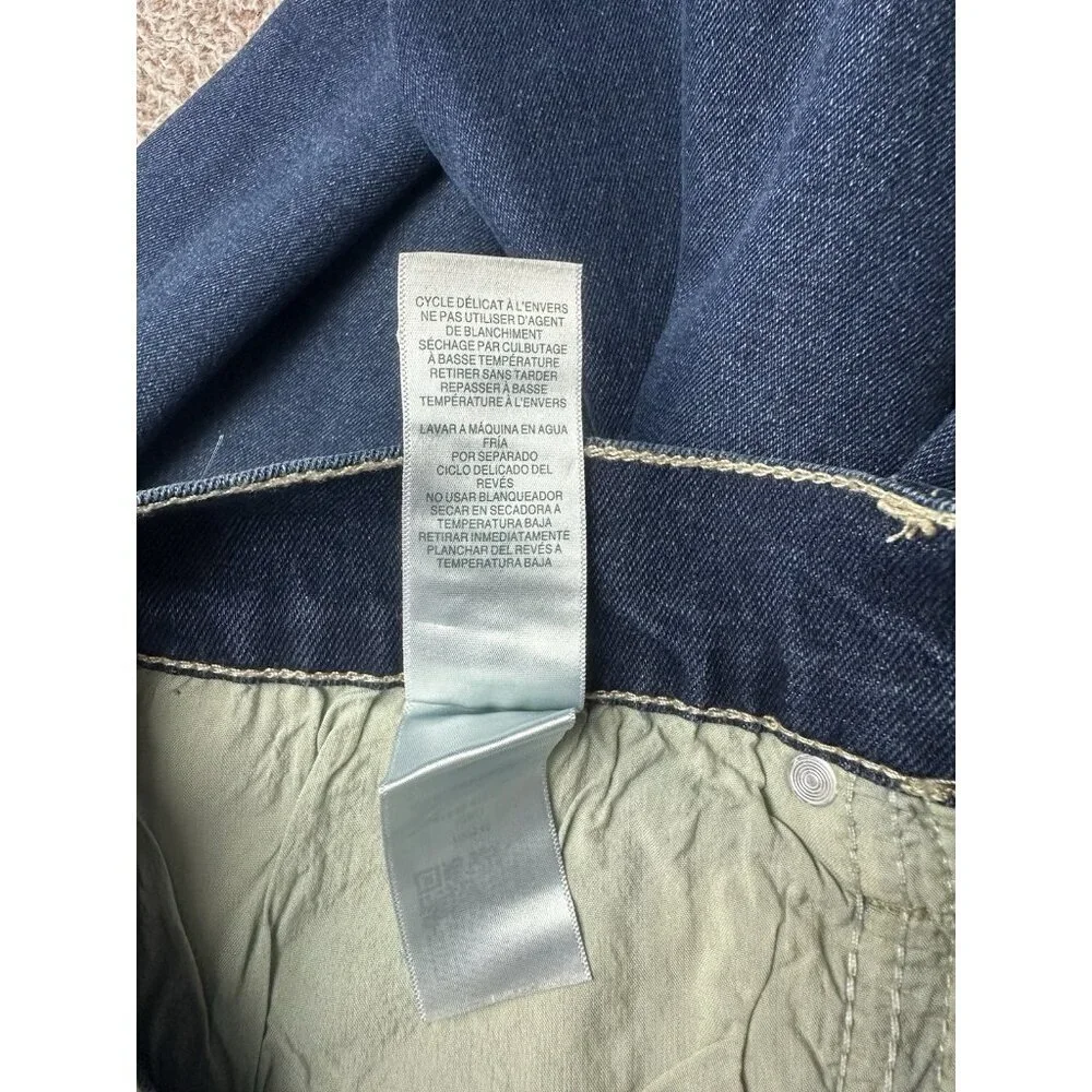True Religion Ricky SN Flap Straight Jeans Men’s 33 Blue NWT $159